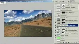 Vehicle in desert breakdown