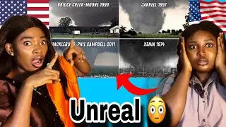SCARED Foreigner's React to Americas 10 Most Infamous F5 or EF5 Tornadoes