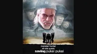 Saving Pukei Pukei in Peril Witcher Monster Hunter World