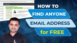 Stop Wasting Time on Prospecting! How to Find Anyone Email Address for FREE