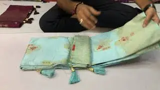 😲 Wow ! Pure dola silk saree के साथ zari work #heerfashion #dolasilk #fesnebalsaree #latessaree