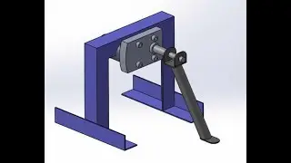 AUTOMATIC BIKE STAND SLIDER / FABRICATION MINI PROJECT/ LOW BUDGET PROJECT CENTRE IN CHENNAI