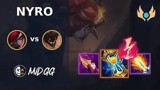 MID.GG: [ Nyro ] Katarina MID vs Malphite | EUW CHALLENGER | LOL Season 2025