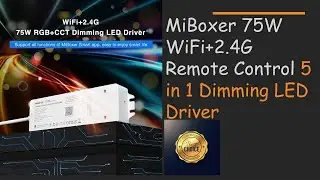 MiBoxer 75W WiFi+2 4G Remote Control Dimming LED Driver