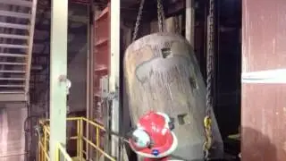 Dumping buckets while shaft sinking