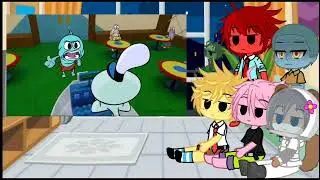 SpongeBob SquarePants characters react to Hey Squidward