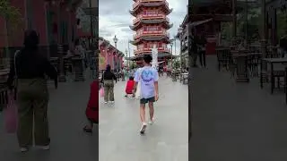 jalan jalan ke pantjoran PIK 2 chinatown jakarta tempat estetik dan indah serasa diluar negeri #pik2