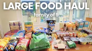 Большая закупка продуктов в Ocado на каникулы | Покупка продуктов для семьи из 9 человек ✨