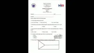 Grade 1 ( Quarter 2 ) Modules 1&2 ARTS 1 Summative Assessment with TOS