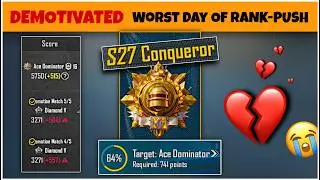 Ace To S27 Conqueror Safe High Plus Tips & Rank-Push Motivation. Low End Device Tips & Daily Target