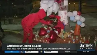 Vigil Held For Antioch Teen Killed In Shooting Outside Basketball Game