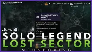 Solo LEGEND Lost Sector Bay of Drowned Wishes Warlock Arc #destiny2 #season22 #Chestday