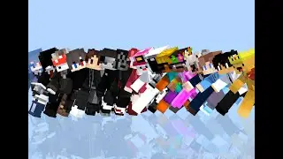 Looping the rooms - Minecraft animation feat : Youtubeurs FR