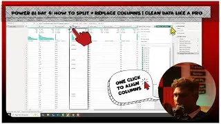 Power BI Day 4: How to Split & Replace Columns | Clean Data Like a Pro
