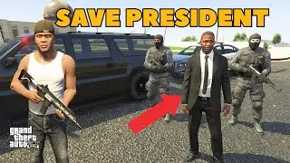 Franklin Saves Mr. President in GTA 5 | New Day Gamer