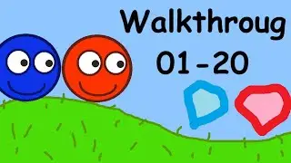 Kompletne Przejście Czerwono-Niebieskie - Red and Blue Balls