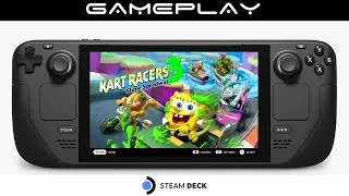 Nickelodeon Kart Racers 3 Slime Speedway Steam Deck Gameplay