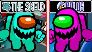 Among Us Hide N Seek (SKELD MAP & POLUS MAP) - Hider Gameplay - Seeker Gameplay