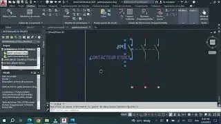 17-Projet d&eacute;marrage &eacute;toile triangle de A a Z  Autocad Electrical 2020 بالعربية (part 2)