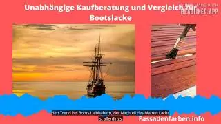Bootslack Test - die top 5 Bootslacke im Vergleich [NEU]