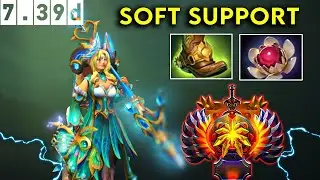 Enchantress Immortal Soft Support - Dota 2 Patch 7.39c Pro Pub Gameplay #3