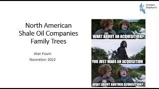 North American Shale Oil Companies Family Trees