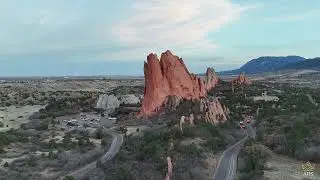 Serenity in the Sky | Garden of the Gods Aerial View | DJI Mini 4 Pro + Tranquil Piano