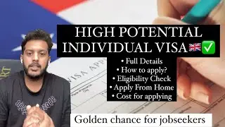 HPI Visa filing guide High professional Induvidual. UK 🇬🇧 | golden opportunity