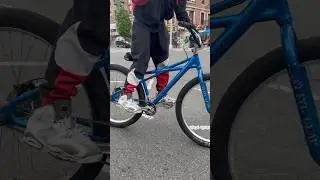 HE GOT HIS 2 FLATS FIXED!! #trending #viral #bikes #wheelie #stunts #sebikes #streets #wheelies #ny