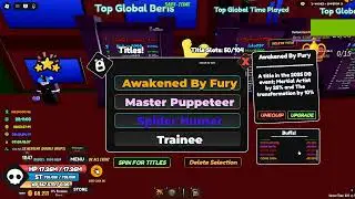 ONE FRUIT- One Fruit Simulator Awakened By Fury Title stats.