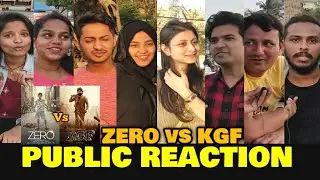 ZERO vs KGF | PUBLIC REACTION On Public Demand | SRK vs Yash | Box Office Battle
