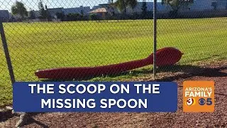 15-foot stolen Dairy Queen spoon found near Phoenix middle school