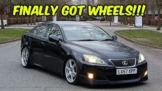 Finally getting my wheels on my modified Lexus IS250!