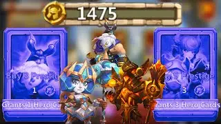 Rolling 1475 Hero Coins for Hero Collector | Castle Clash