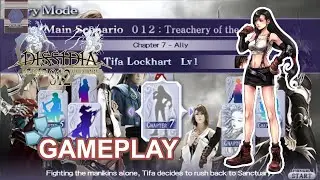 Dissidia 012 Final Fantasy Chapter 7 PSP (PPSSPP) Full Gameplay | Tifa | Sharung