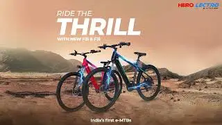 #RideTheThrill with New Hero Lectro e-MTBs: F2i & F3i