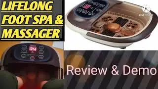 LIFELONG LLM279 FOOT SPA AND MASSAGER REVIEW