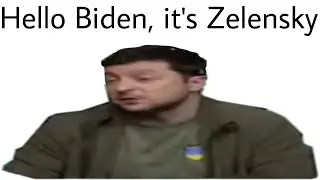 Slav Ukraine 🇺🇦 - Hello Biden, it&rsquo;s Zelenskyy (meme video)