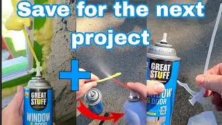 How to store partially use Great Stuff expanding foam sealant.
