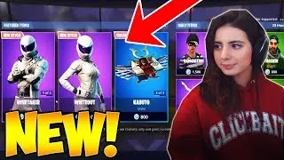 the NEW WHITEOUT SKIN and OVERTAKER SKIN STYLES &ndash; NO HELMET! (Fortnite Item Shop Today)