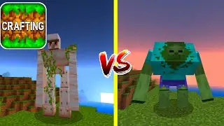 Crafting and Building - MUTANT IRON GOLEM VS MUTANT ZOMBIE