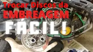 Como Trocar Discos de Embreagem!! Ténéré 250 ou Qualquer Moto que Tenha Sistema Semelhante.