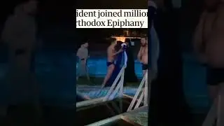 Russian president Vladimir Putin braves subzero lake to mark Orthodox Epiphany