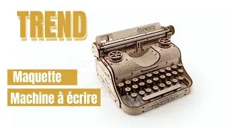 [TREND] Maquette en bois machine &agrave; &eacute;crire EWA Eco Wood Art   TYPEWRITER