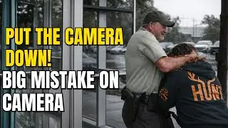 Security Guard Demands Camera Down&hellip; In Front of Police
