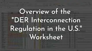 Overview of the Distributed Energy Resource Interconnection Regulation in the United States Tool