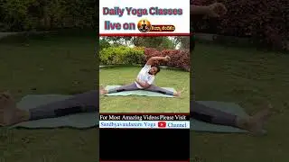 daily live yoga class | Sandhyavandanam yoga | live yoga | online yoga class in telugu | short