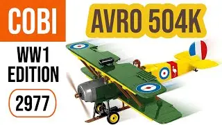 COBI 2977 AVRO 504K Fighter Plane World War 1 Collection Speed Build | Lego Competitor