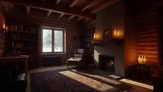 Calm Cabin Jazz 🎷 Cozy Background Music for Focus