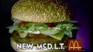 1985 *NEW* McDonald's McDLT 